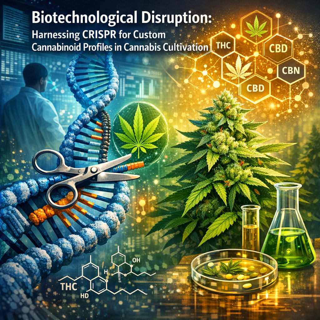 Biotechnological Disruption Harnessing CRISPR for Custom Cannabinoid Profiles in Cannabis Cultivation
