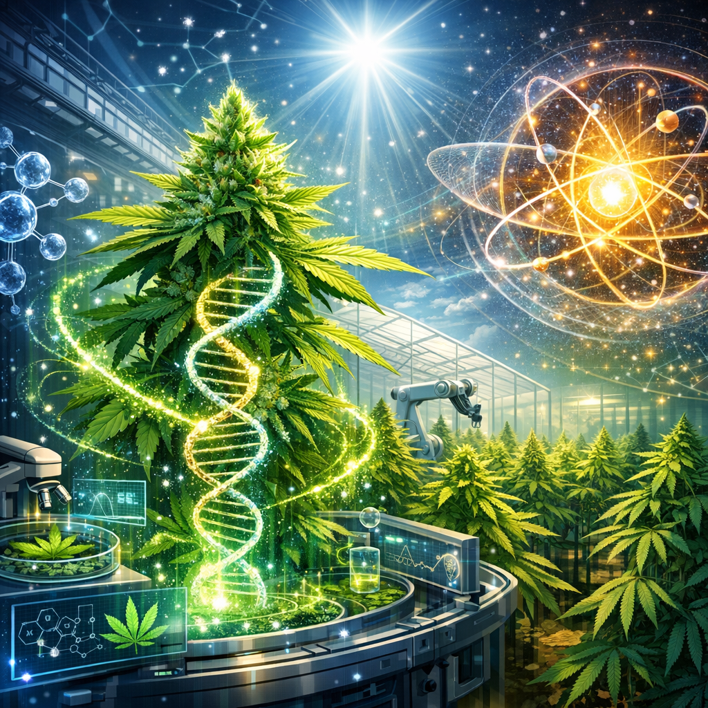 ”The Future of Cannabis: Fusing Quantum Biology with Crop Engineering for Unprecedented Growth”