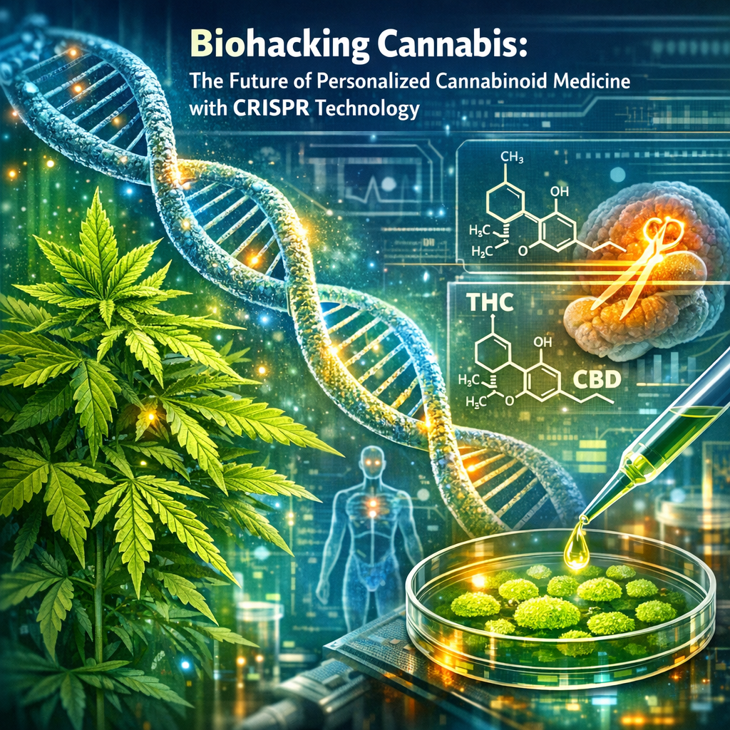 ”Biohacking Cannabis: The Future of Personalized Cannabinoid Medicine with CRISPR Technology”