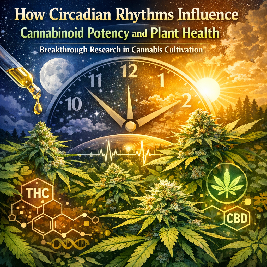 How Circadian Rhythms Influence Cannabinoid Potency and Plant Health: Breakthrough Research in Cannabis Cultivation