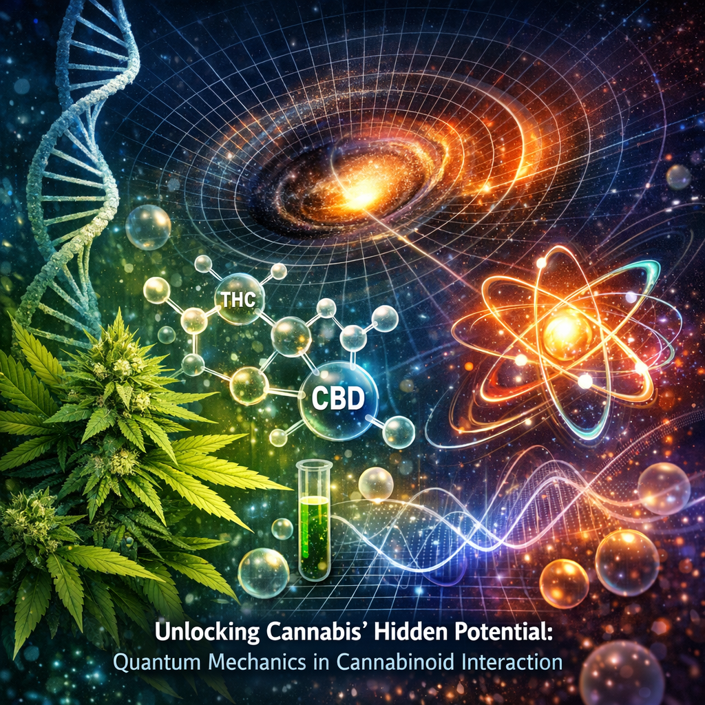 Unlocking Cannabis’ Hidden Potential: Quantum Mechanics in Cannabinoid Interaction