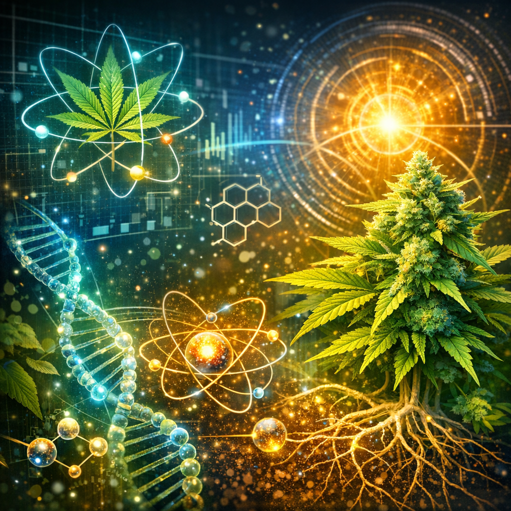 ”Quantum Biological Models: Rethinking Cannabis Cultivation with Subatomic Precision”