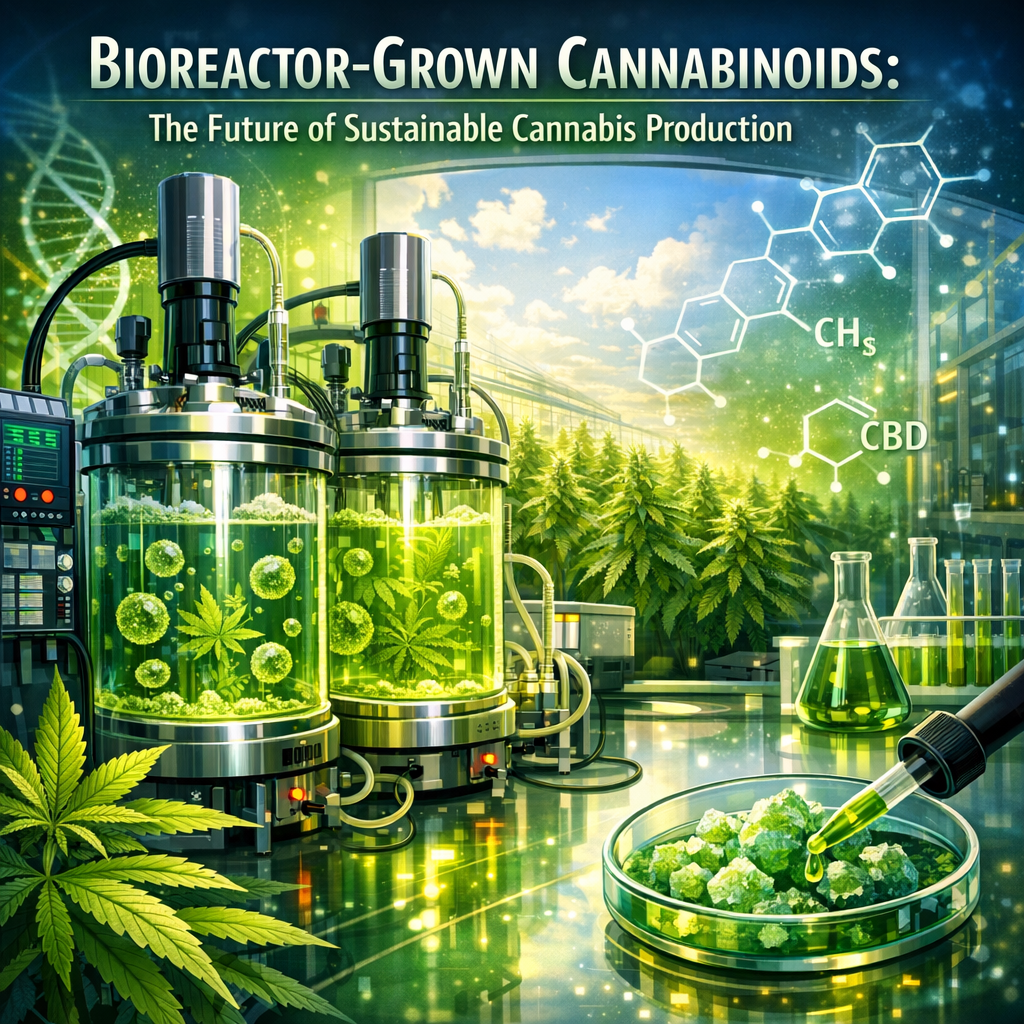”Bioreactor-Grown Cannabinoids: The Future of Sustainable Cannabis Production”