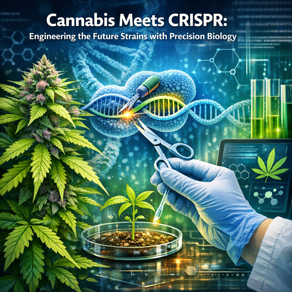 Cannabis Meets CRISPR: Engineering the Future Strains with Precision Biology