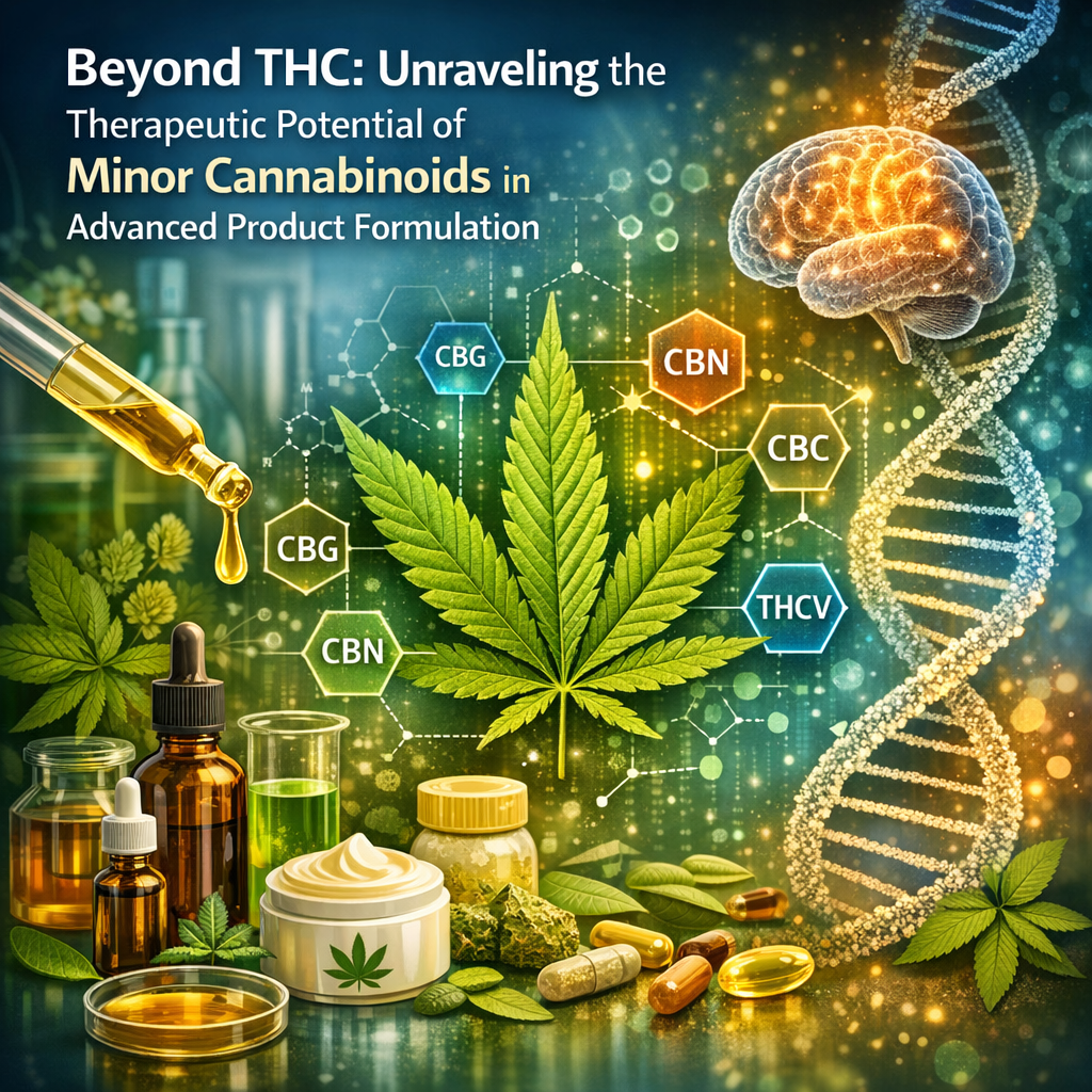 ”Beyond THC: Unraveling the Therapeutic Potential of Minor Cannabinoids in Advanced Product Formulation”