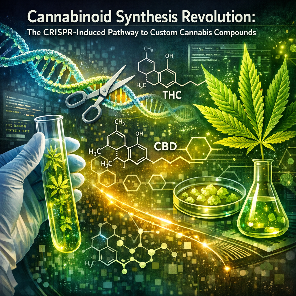 Cannabinoid Synthesis Revolution: The CRISPR-Induced Pathway to Custom Cannabis Compounds