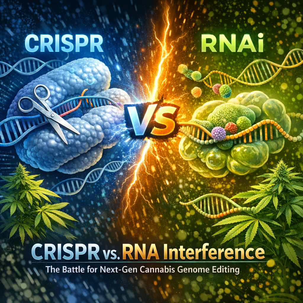”CRISPR vs. RNA Interference: The Battle for Next-Gen Cannabis Genome Editing”