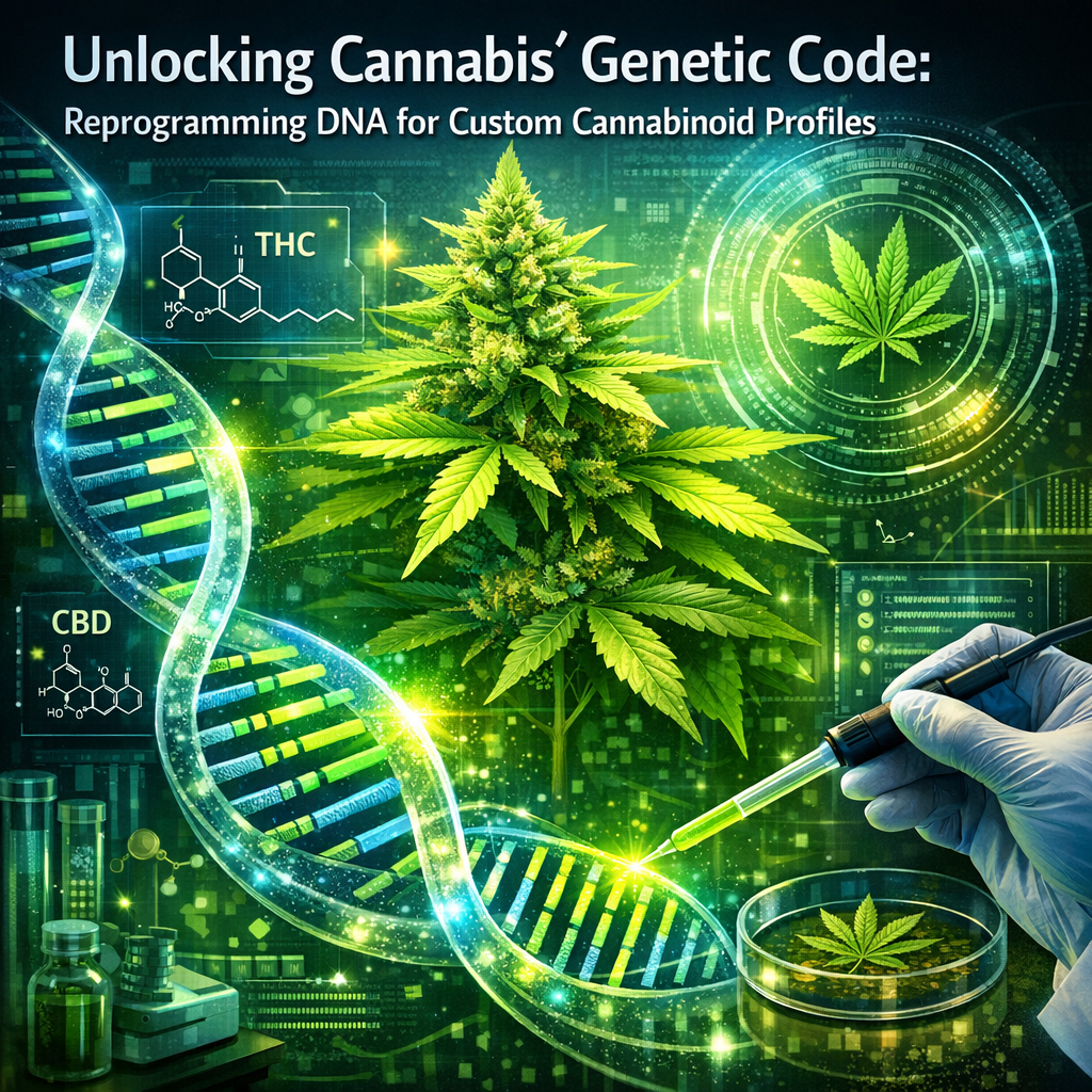 ”Unlocking Cannabis’ Genetic Code: Reprogramming DNA for Custom Cannabinoid Profiles”