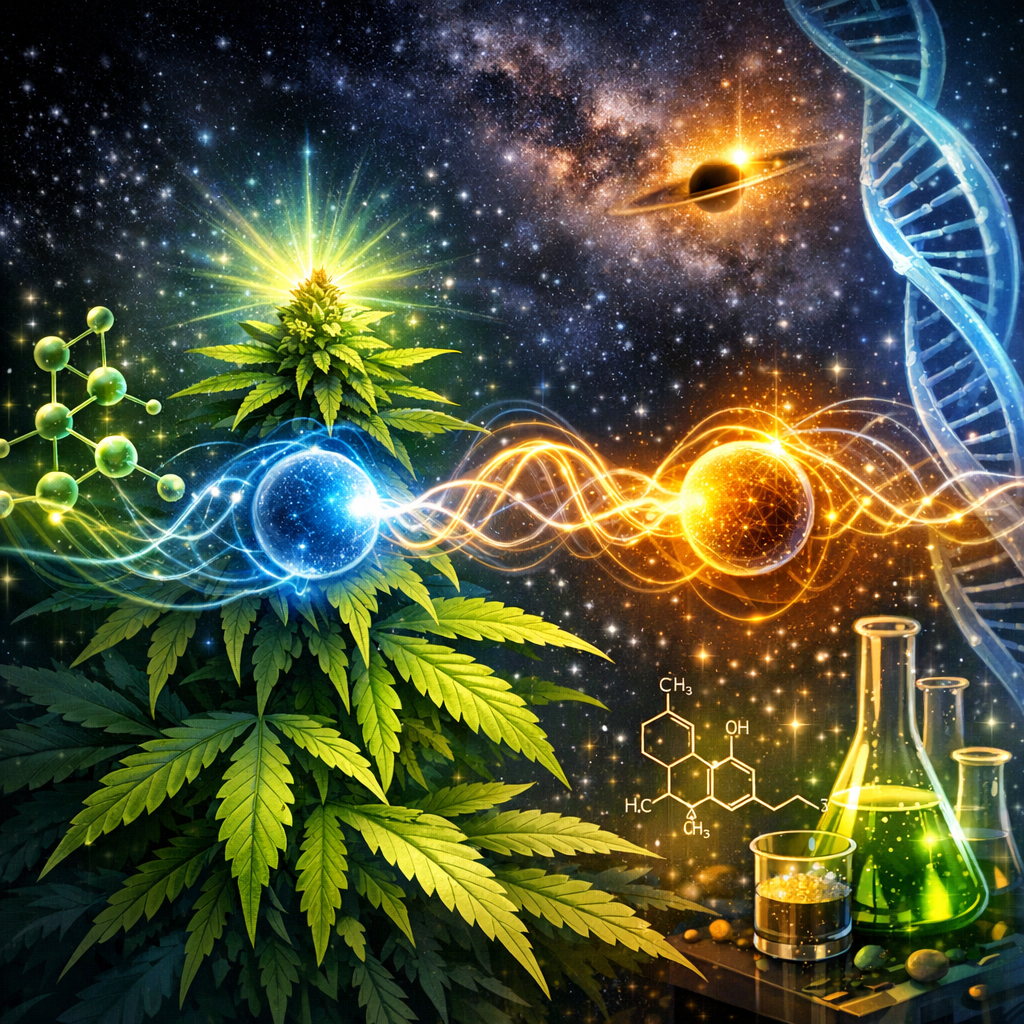 The Quantum Biology of Cannabis: Unraveling Entanglement in Cannabinoid Synthesis