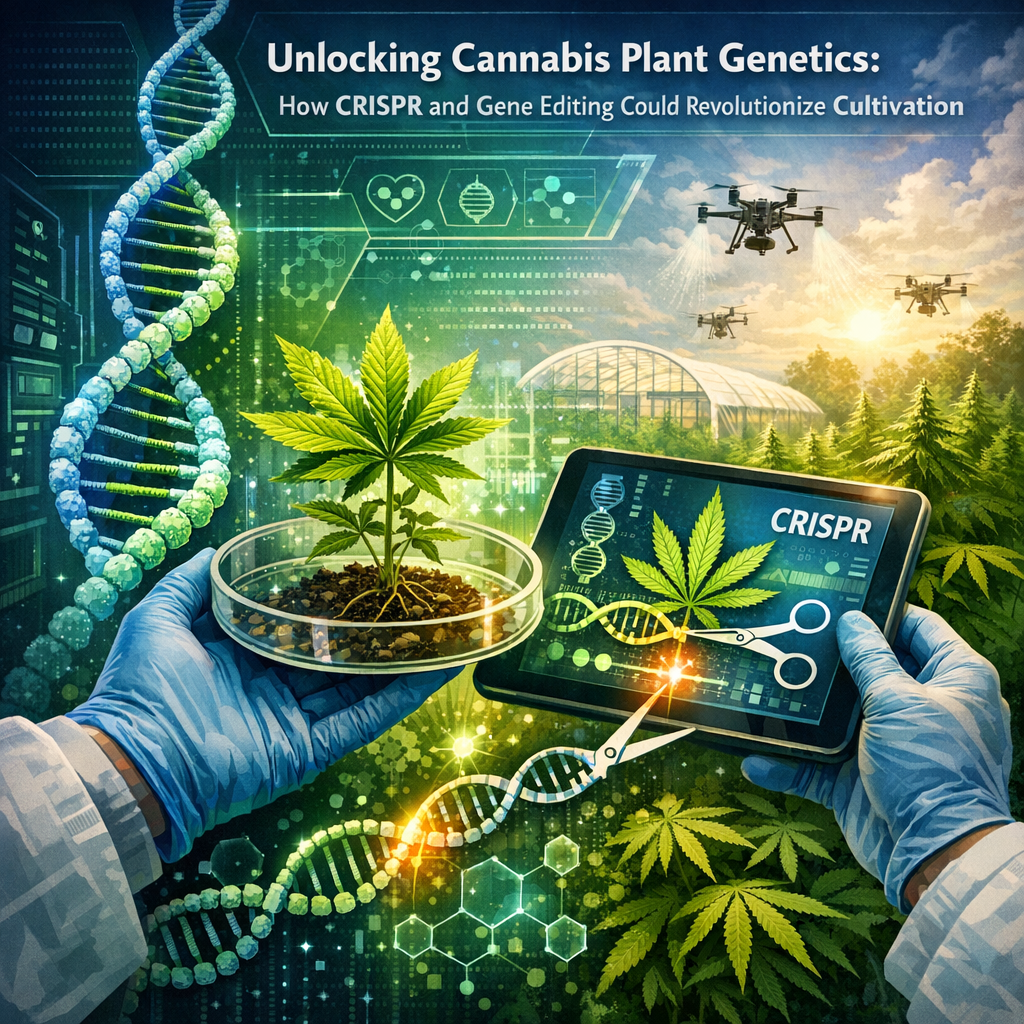 Unlocking Cannabis Plant Genetics: How CRISPR and Gene Editing Could Revolutionize Cultivation